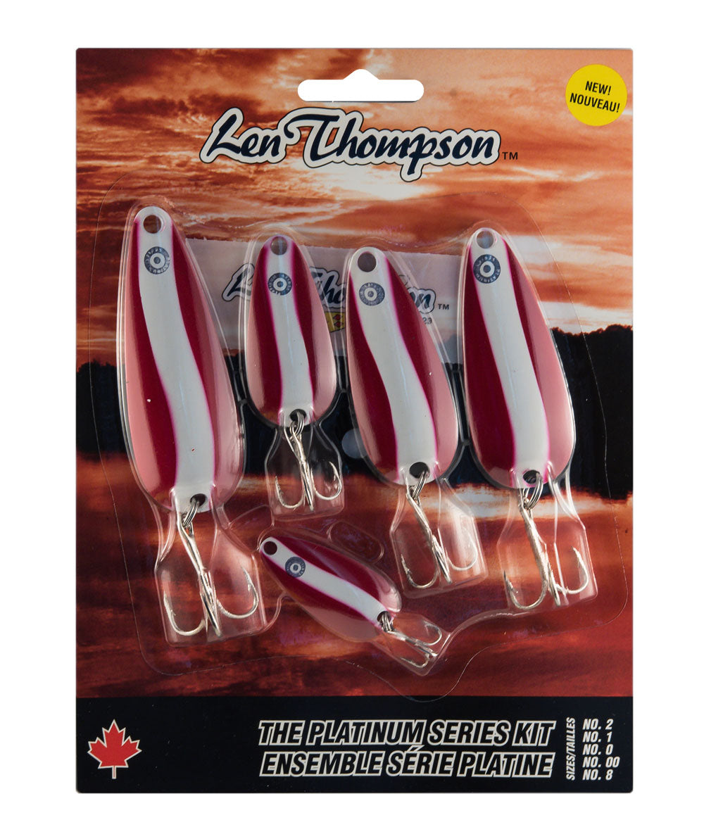 K5 RR - 5pc Platinum Reverse Red Kit – Len Thompson Lures