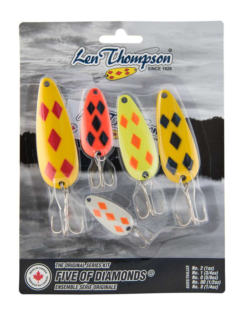 K5 FD - 5pc Five of Diamonds™ Kit – Len Thompson Lures