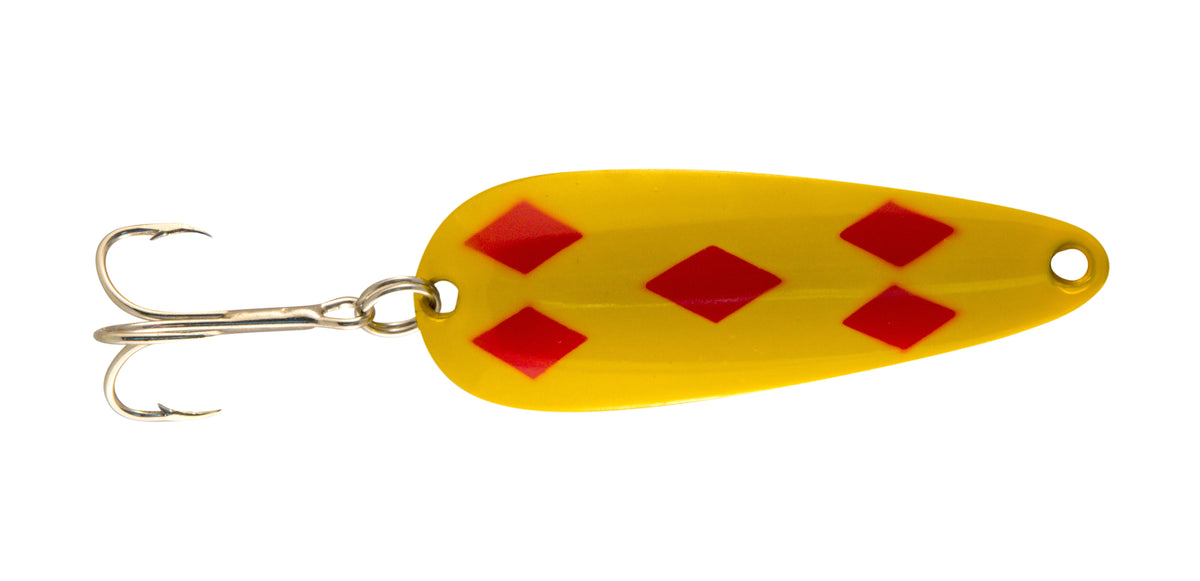 diamond fishing lures YR - Yellow & Red Five of Diamonds TM