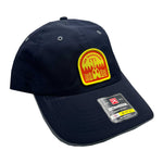Len Thompson Hat - Yellow & Red Woven Patch - Dad Hat