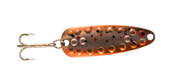 brown trout lures for trolling Dynamic HD Lure rigged with size 7 black nickel VMC hooks HD Trout 2.25" - Ghost